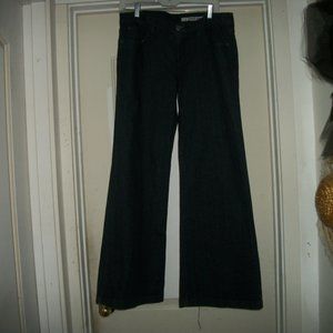 TRENDING DARK DENIM DKNY JEANS WIDE NAVY JEANS 10